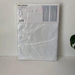 IKEA Hillmari Sheer White Curtain, 2 Panels 57x98” New-SEALED